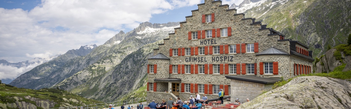 Historical Alpine Hotel Grimsel Hospiz