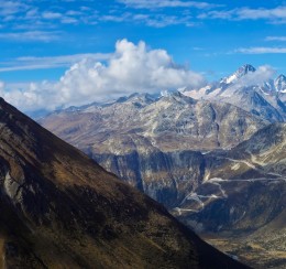 Alpinavera market at the top of the pass