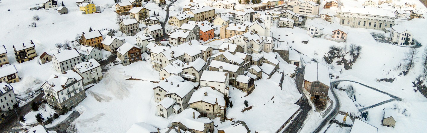 Simplon Dorf im Winter