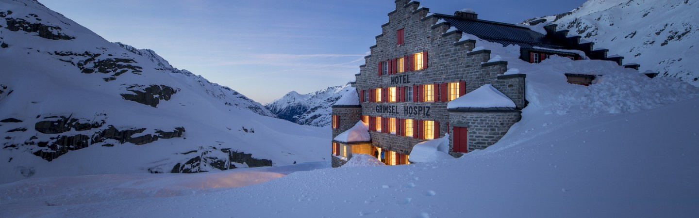 Historical Alpine Hotel Grimsel Hospiz